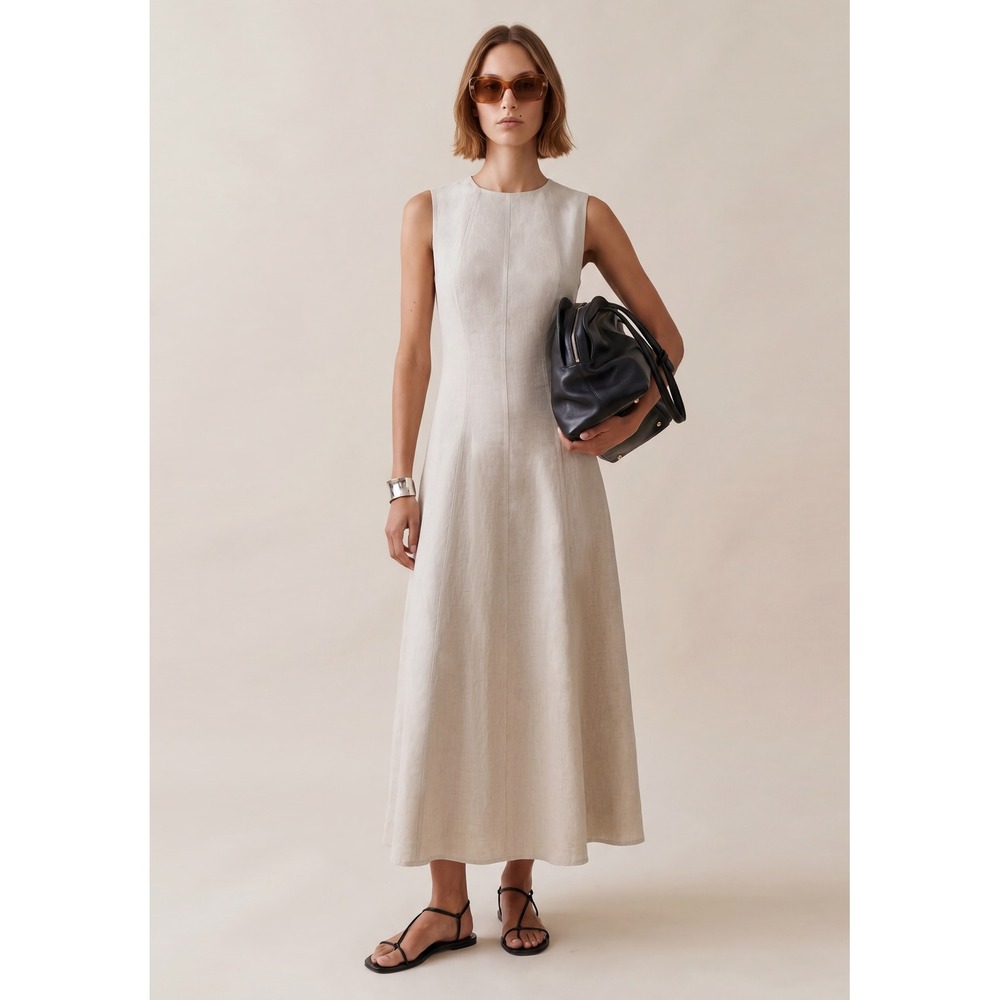 Few Moda Hadley Linen Dress / Size 4 / Still in Manufacturer Bag / NWT/$197 MSRP